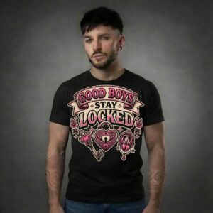 Good Boys Stay Locked – Heart Lock & Key - Image 1