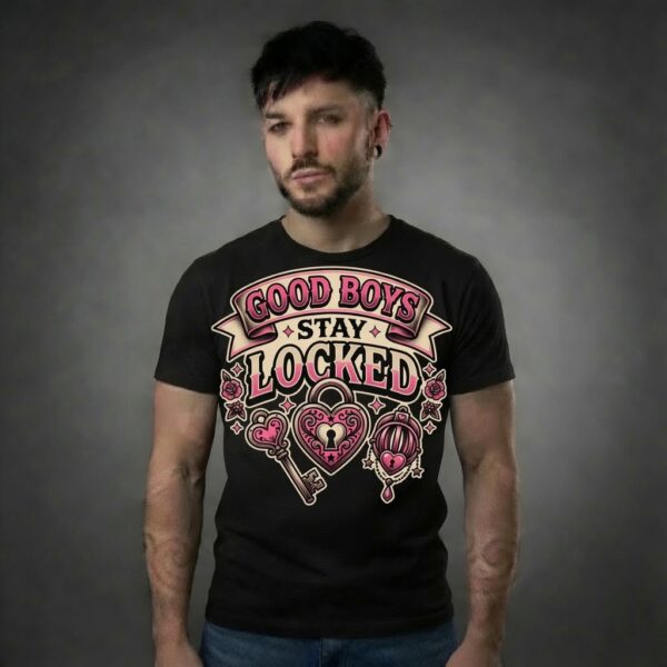 Good Boys Stay Locked – Heart Lock & Key