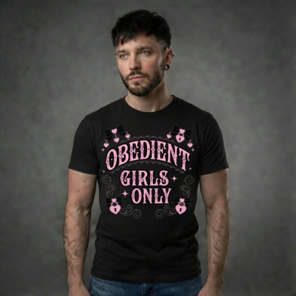 Obedient Girls Only – Pink & Black Lace