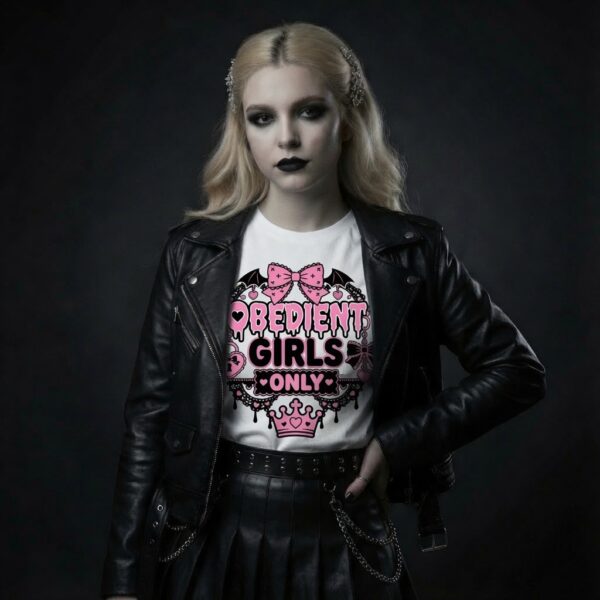 Obedient Girls Only – Pink Lace & Crown