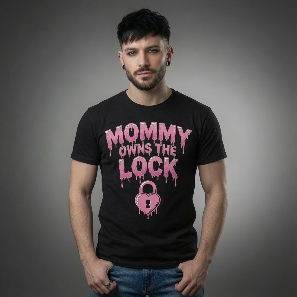 Mommy Owns The Lock – Dripping Pink - Image 1
