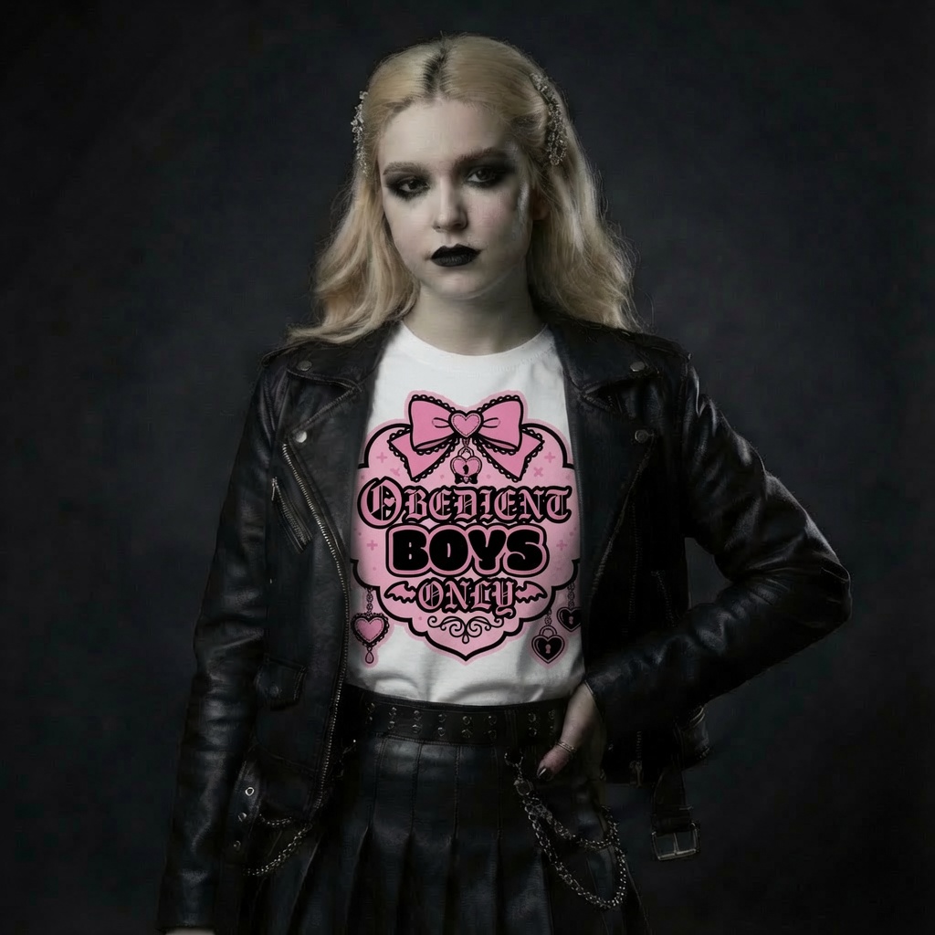 Obedient Boys Only – Pink Bow - Image 1