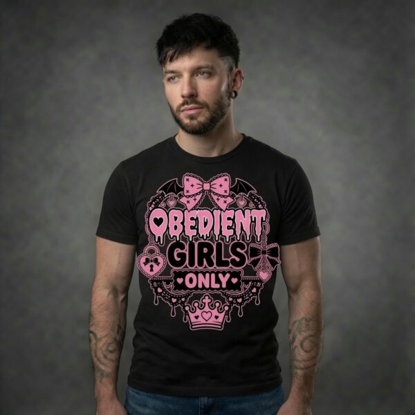 Obedient Girls Only – Pink Lace & Crown